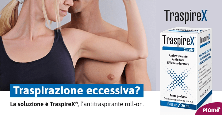 Sudorazione eccessiva? Affidati a Traspirex!